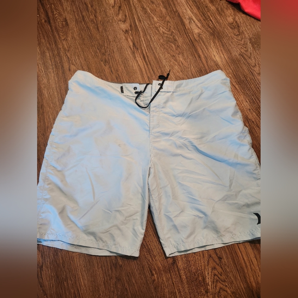 Men's  Hurley Light Blue Board Shorts